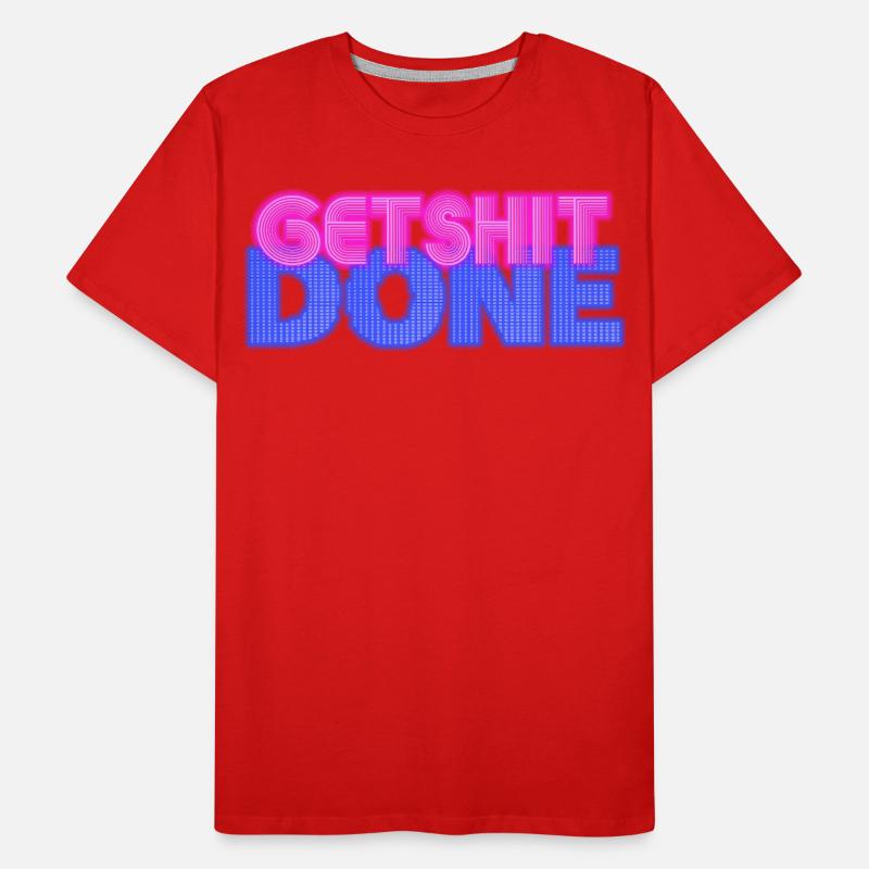NICEgetshitdoneTRASH Männer Premium Bio T-Shirt