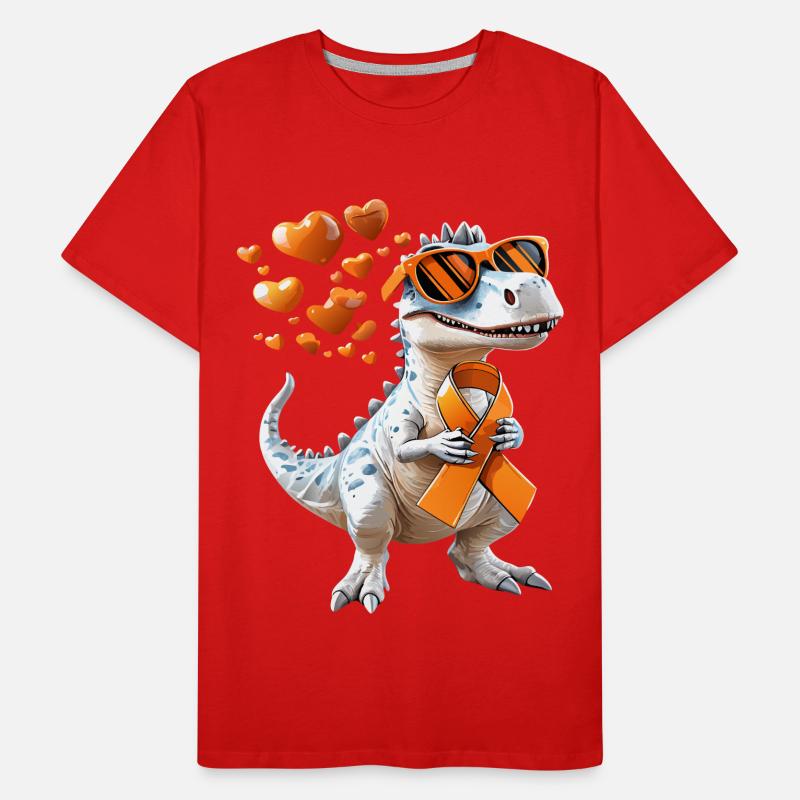 Multiple Sklerose Bewusstsein Unterstützung Männer Premium Bio T-Shirt