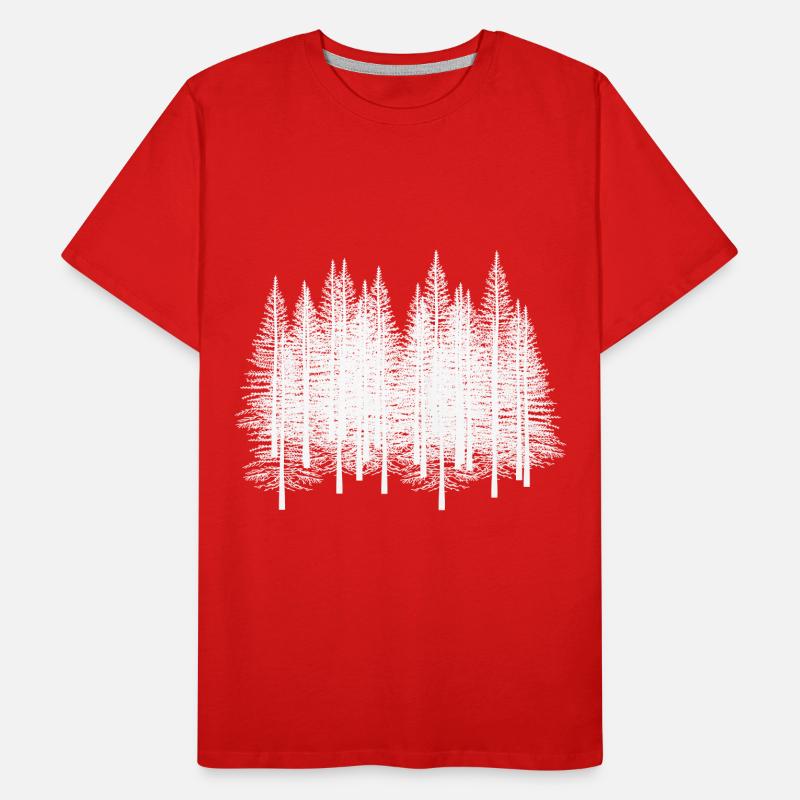 Forest Forests Forest Forest Gift Idea Camping Men's Premium Organic T-Shirt