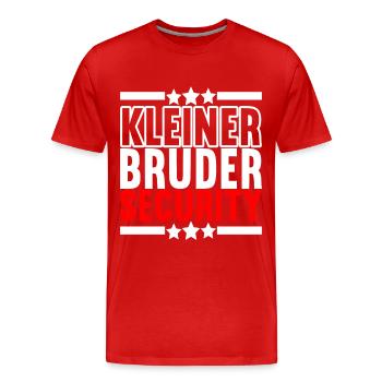 Bruder Geburtstag - Männer Premium Bio T-Shirt - Rot - Vorne - Damien (186cm)