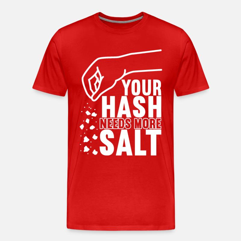 Programmierer Programmieren Informatiker 7w - Männer Premium Bio T-Shirt - Rot