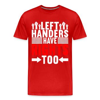 Gaucher - T-shirt bio Premium Homme - rouge - Devant - Damien (186cm)