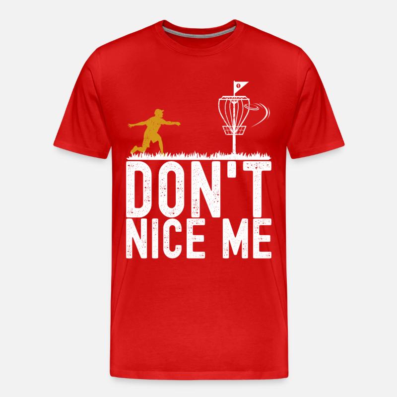 Disc Golf Disc Golfer - Männer Premium Bio T-Shirt - Rot