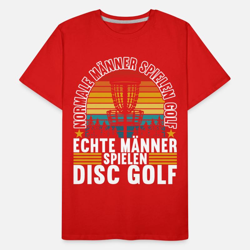 Disc Golf Disc Golfer Männer Premium Bio T-Shirt