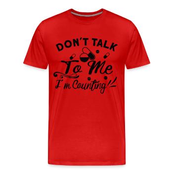 Funny pharmacist-pharmacy-technician-pharmacy - Men's Premium Organic T-Shirt - red - Front - Damien (186cm)