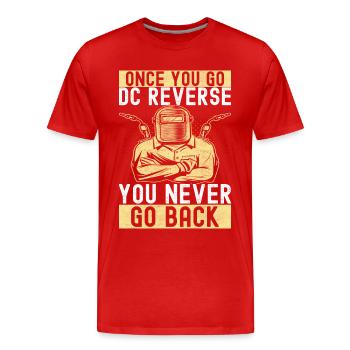 Schweißer Schweißen - Männer Premium Bio T-Shirt - Rot - Vorne - Damien (186cm)