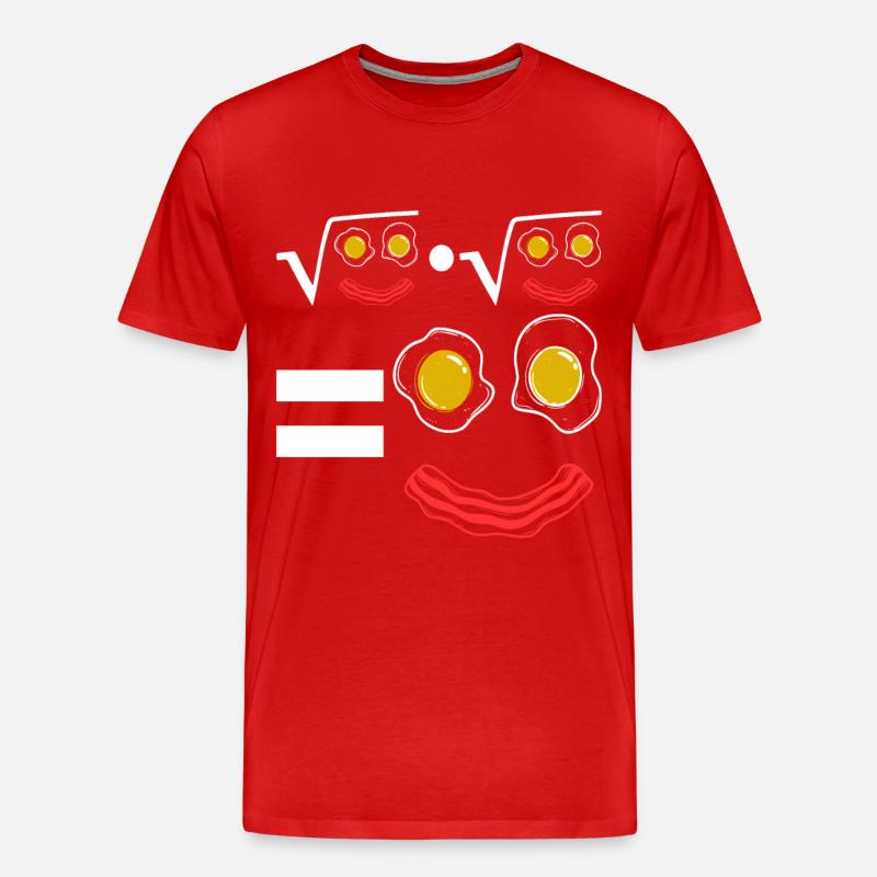 Mathe Mathelehrer - Männer Premium Bio T-Shirt - Rot