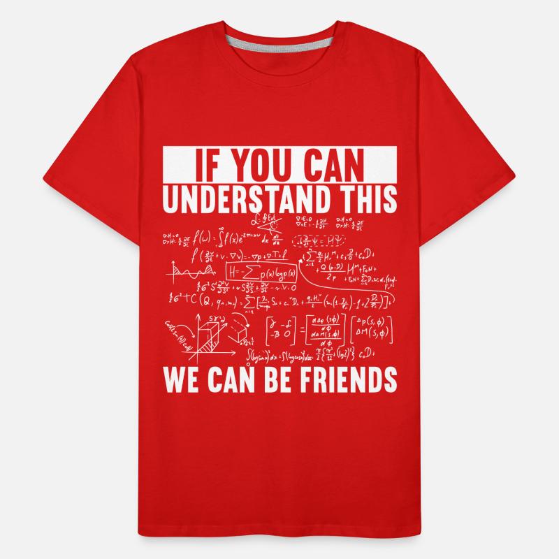 Math Teacher Men's Premium Organic T-Shirt