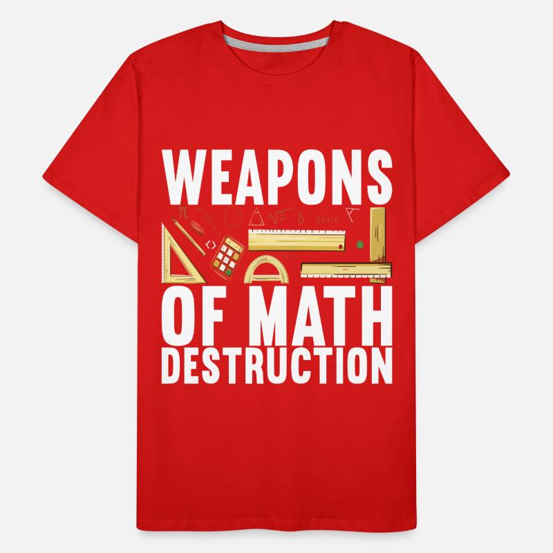 Math Math Teacher Men's Premium Organic T-Shirt