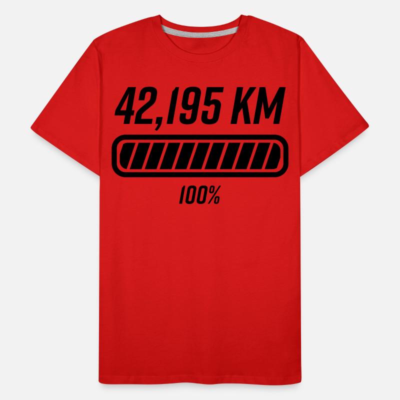 Marathon Marathon Runner Loading Course Men's Premium Organic T-Shirt