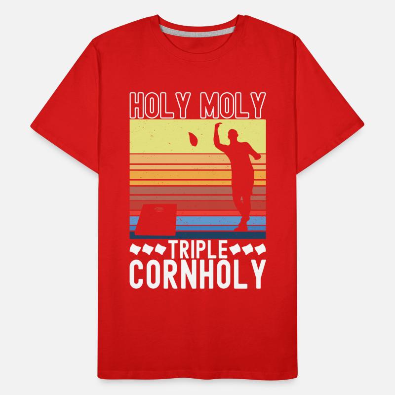 Cornhole Player Cornhole Board T-shirt bio Premium Homme