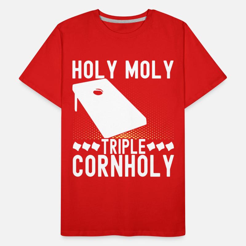 Cornhole Player Cornhole Board T-shirt bio Premium Homme