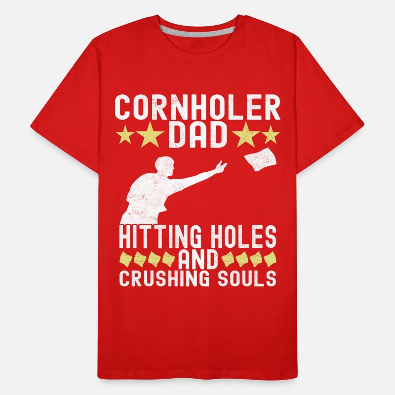 Cornhole Spieler Cornhole Board Männer Premium Bio T-Shirt