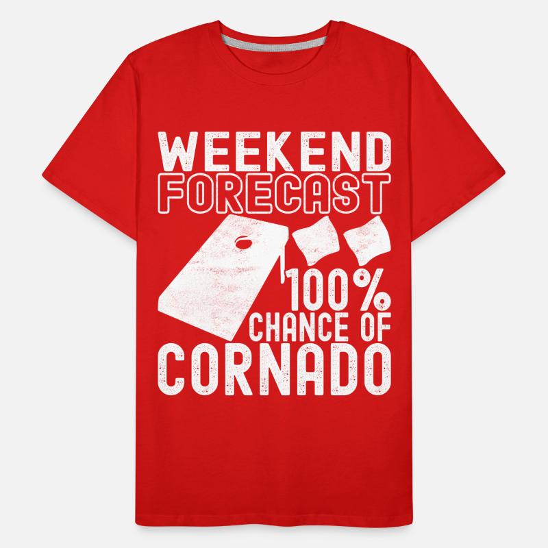 Cornhole Player Cornhole Board T-shirt bio Premium Homme