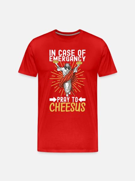 Cheese lovers Gouda cheese - Men's Premium Organic T-Shirt - red