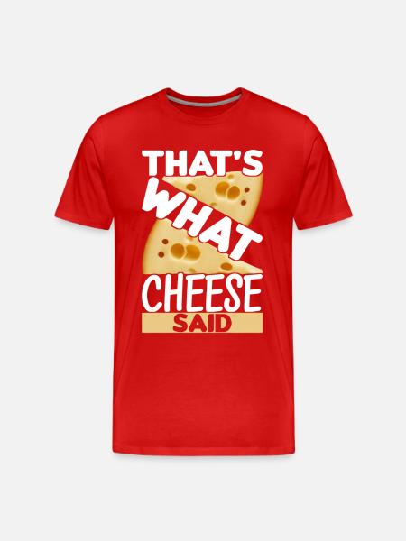 Cheese lovers Gouda cheese - Men's Premium Organic T-Shirt - red
