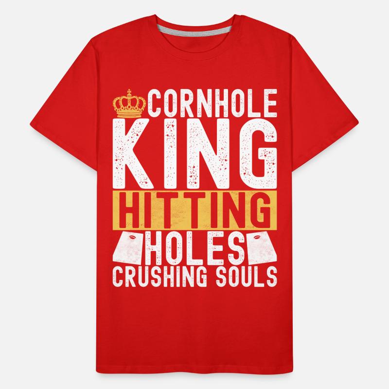 Cornhole Player Cornhole Board T-shirt bio Premium Homme