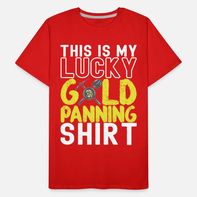 Gold Diggers Gold Mining Men's Premium Organic T-Shirt