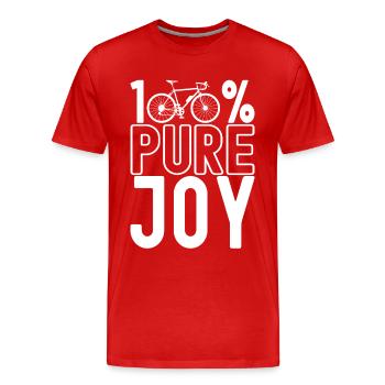Bicycle cyclists - Men's Premium Organic T-Shirt - red - Front - Damien (186cm)
