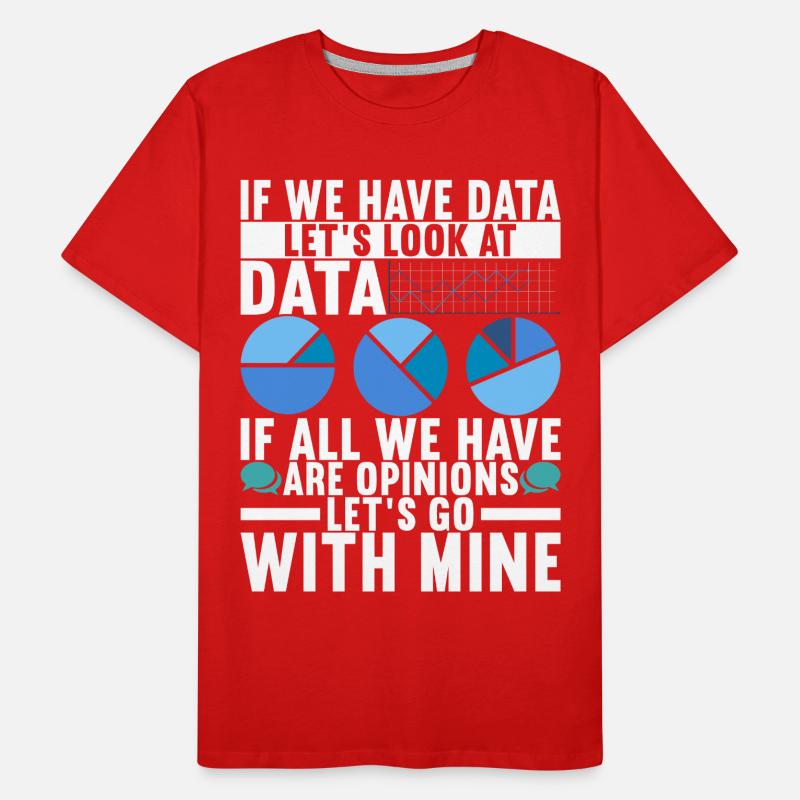 Analyste de données Data Scientist T-shirt bio Premium Homme