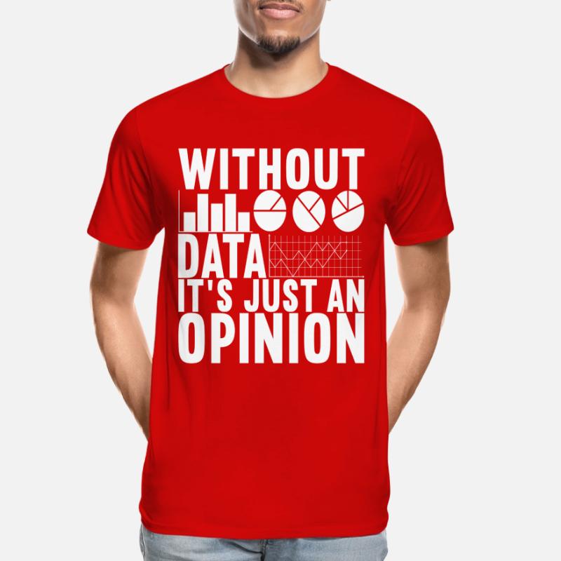 Data Scientist Data Analyst Men's Premium Organic T-Shirt