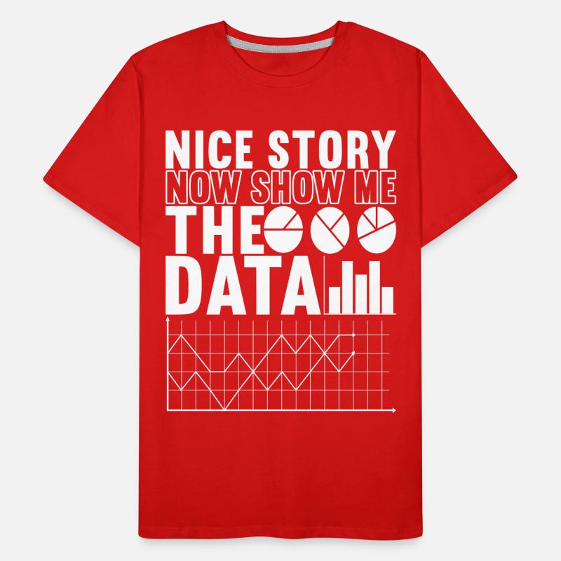 Data Scientist Data Analyst Männer Premium Bio T-Shirt