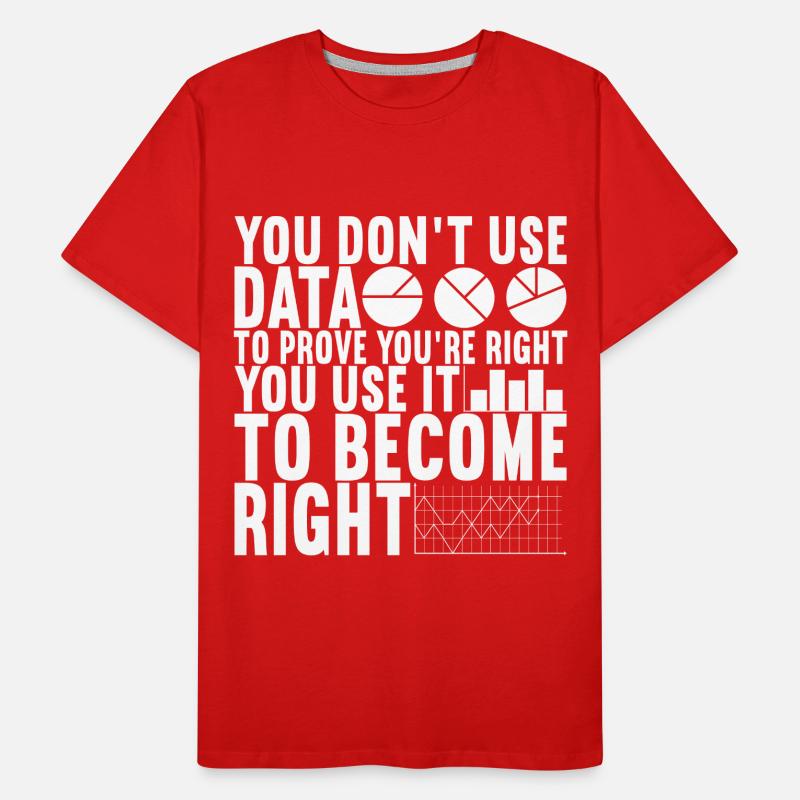 Data Scientist Data Analyst Men's Premium Organic T-Shirt