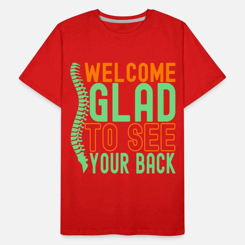 Chiropractor Chiropractic Physiotherapy Men's Premium Organic T-Shirt