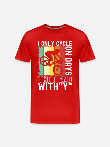 Bicycle cyclists - Men's Premium Organic T-Shirt - red