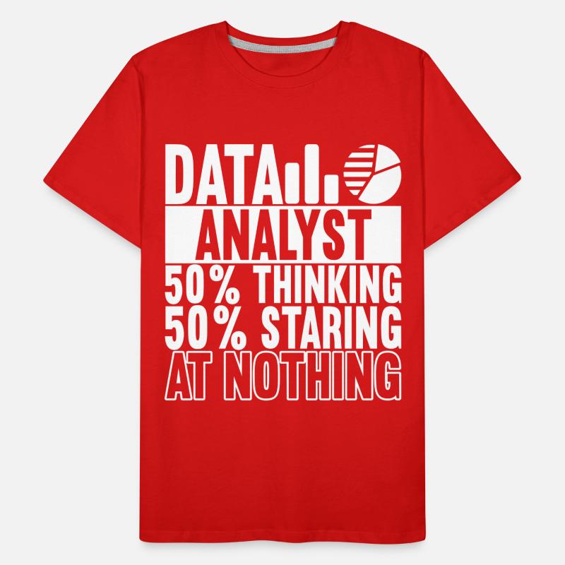 Data Scientist Data Analyst Men's Premium Organic T-Shirt
