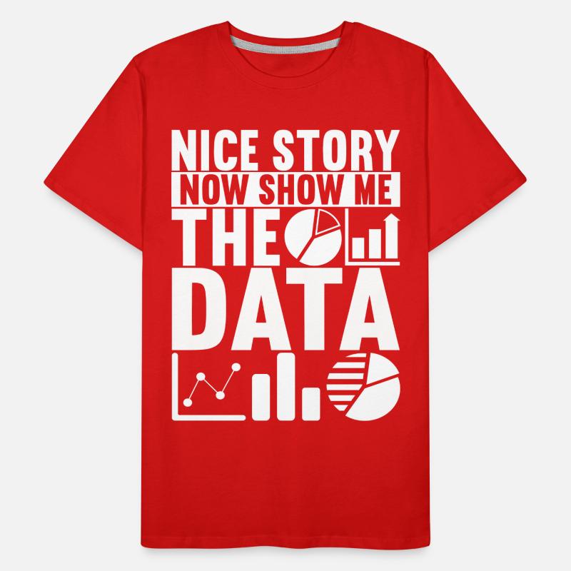 Data Scientist Data Analyst Men's Premium Organic T-Shirt