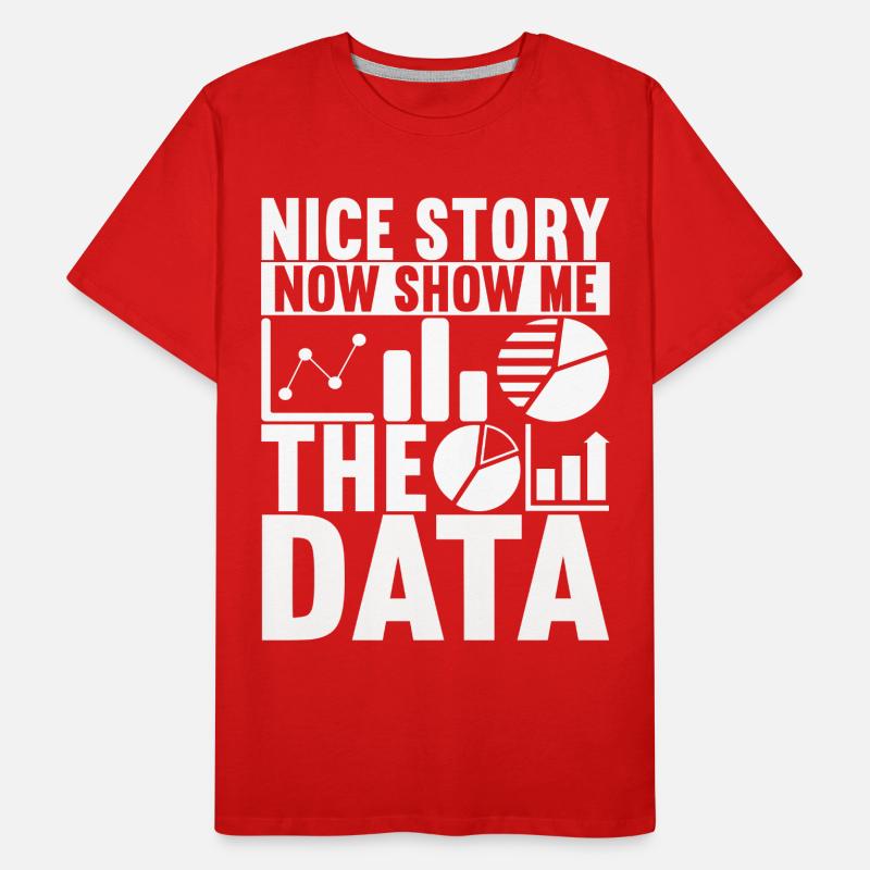 Data Scientist Data Analyst Men's Premium Organic T-Shirt