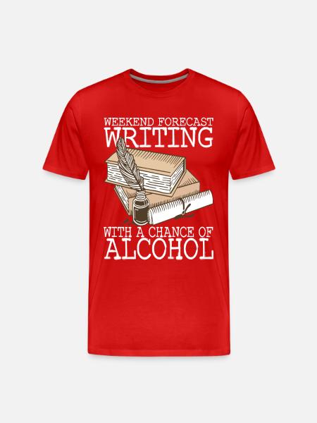 Author Schreiber - Men's Premium Organic T-Shirt - red