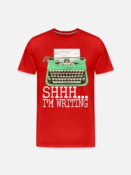 Author Schreiber - Men's Premium Organic T-Shirt - red