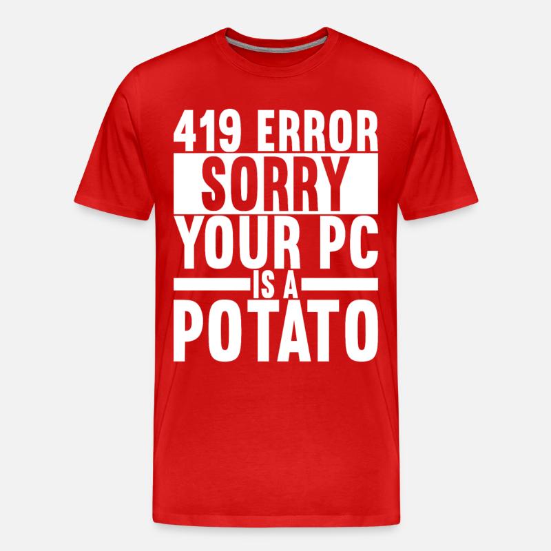 Programmeur Informaticien - T-shirt bio Premium Homme - rouge