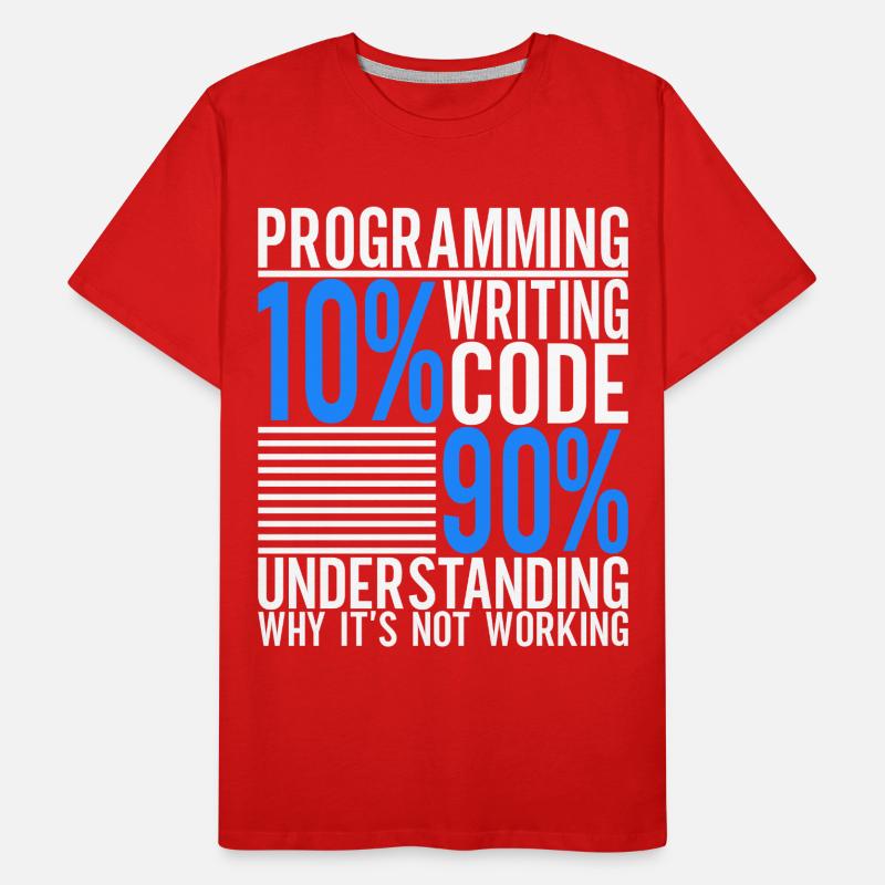 Programmer Computer Scientist Men's Premium Organic T-Shirt