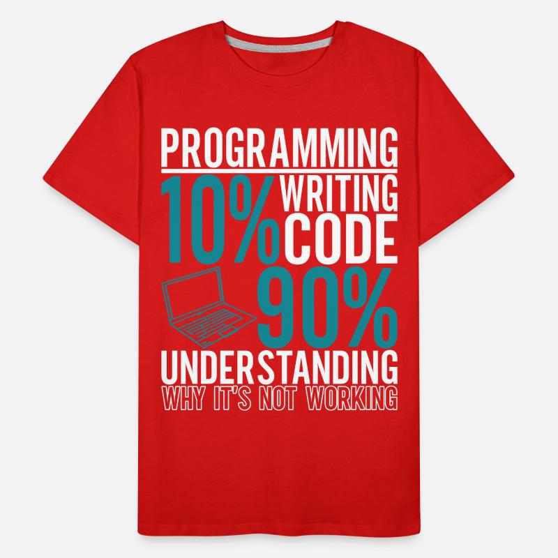 Programmer Computer Scientist Men's Premium Organic T-Shirt