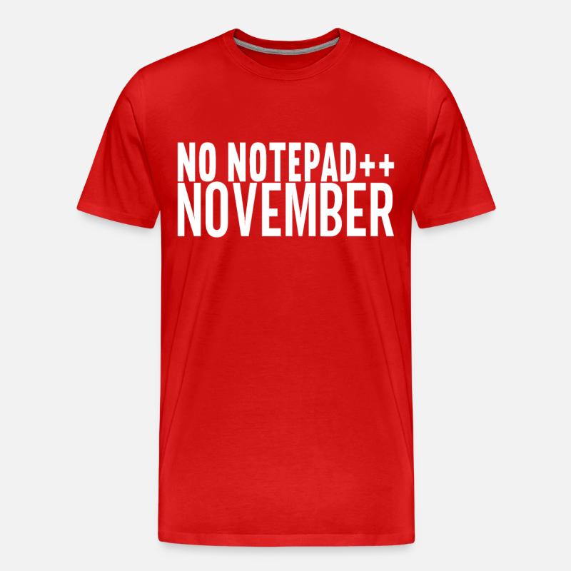 Programmer Computer Scientist - Men's Premium Organic T-Shirt - red