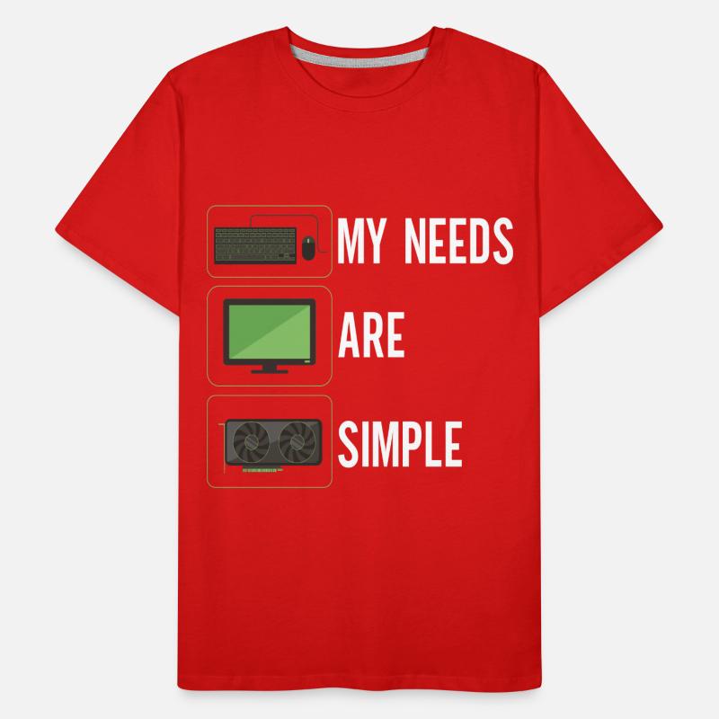 Programmierer Informatiker Männer Premium Bio T-Shirt
