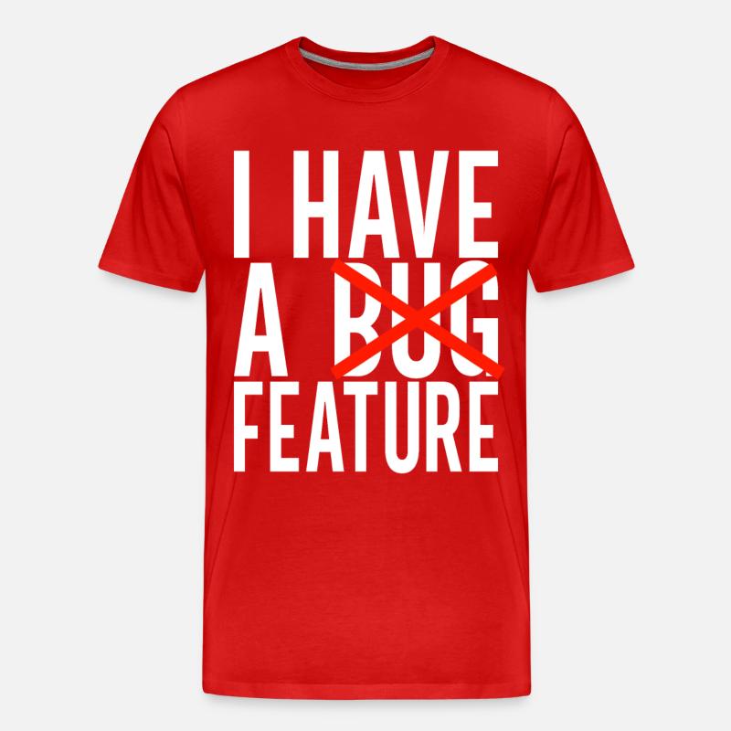 Programmierer Informatiker - Männer Premium Bio T-Shirt - Rot