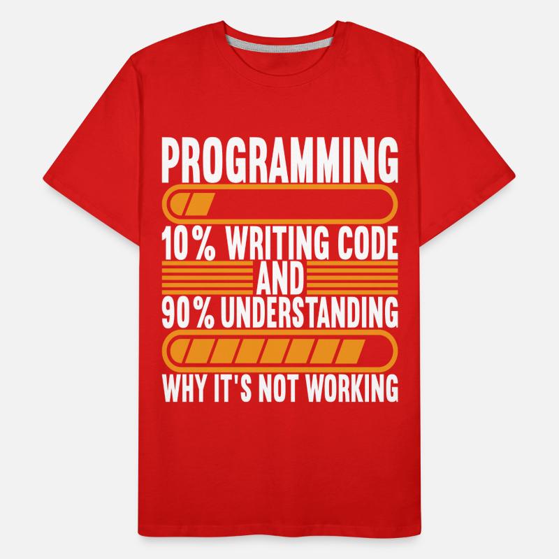 Programmierer Informatiker Männer Premium Bio T-Shirt
