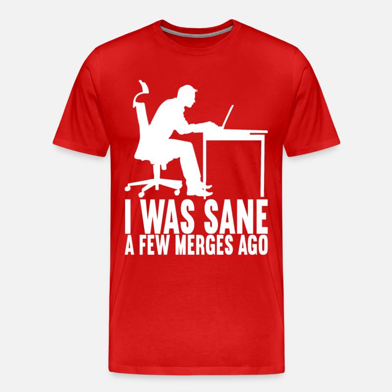 Programmierer Informatiker - Männer Premium Bio T-Shirt - Rot