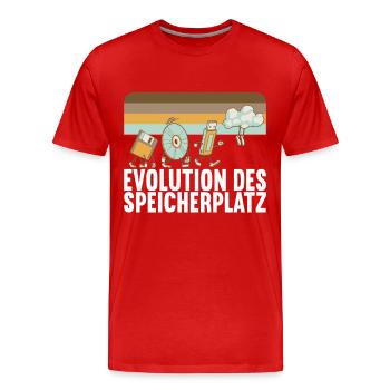 Programmierer Informatiker - Männer Premium Bio T-Shirt - Rot - Vorne - Damien (186cm)