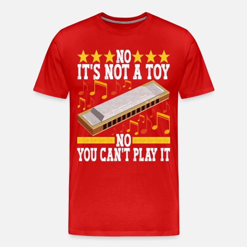 Harmonica Harmonica - T-shirt bio Premium Homme - rouge