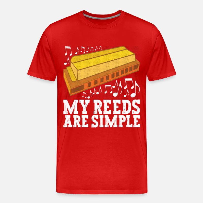 Harmonica Harmonica - T-shirt bio Premium Homme - rouge