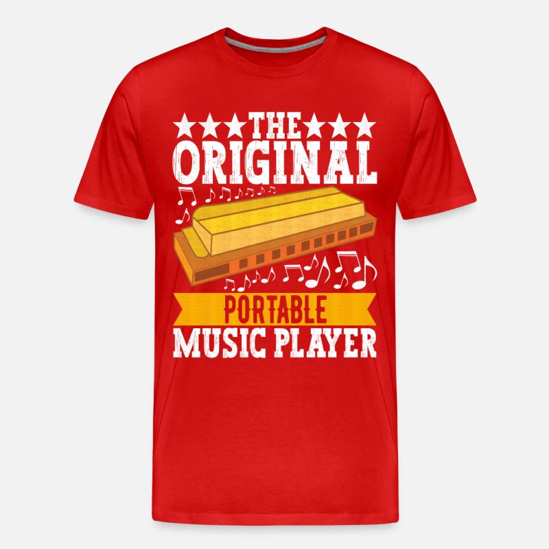 Harmonica Harmonica - T-shirt bio Premium Homme - rouge