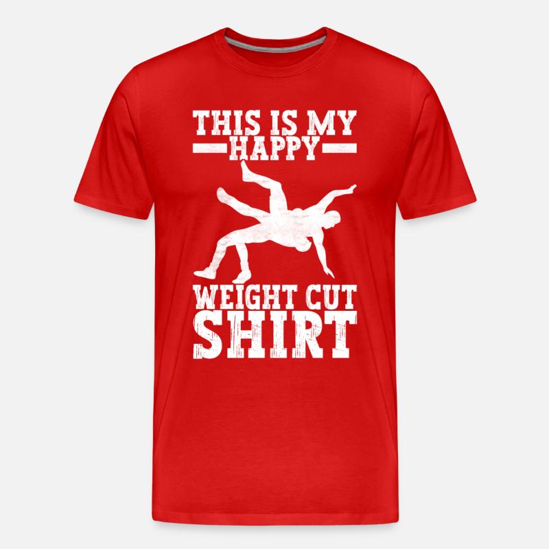 Wrestling Ringen Ringer - Männer Premium Bio T-Shirt - Rot