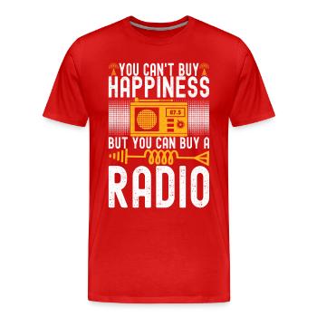 Ham Radio Ham Funker - Männer Premium Bio T-Shirt - Rot - Vorne - Damien (186cm)