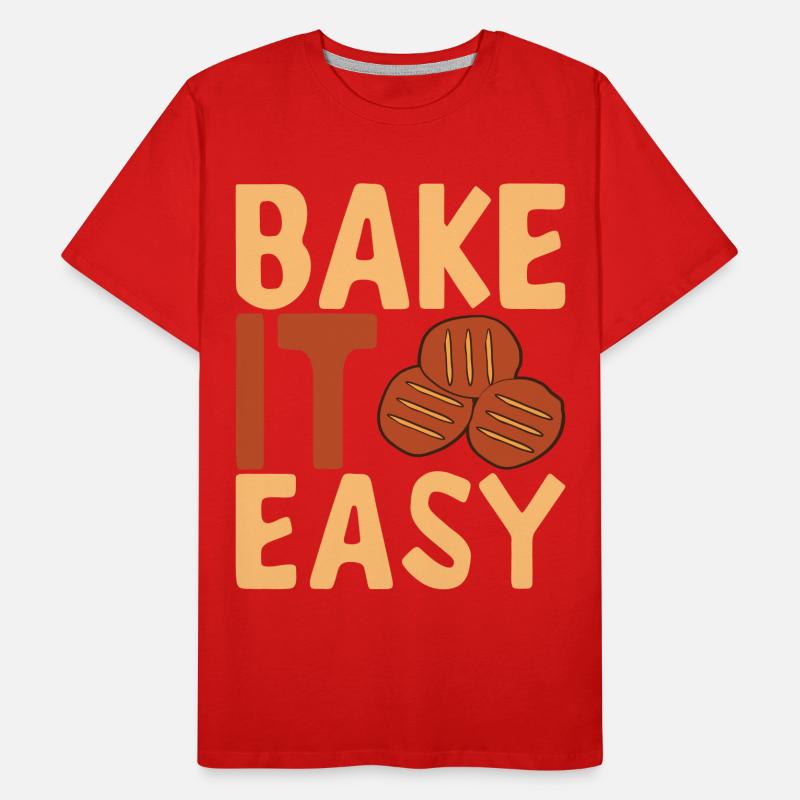Baker Bakery Baking Men's Premium Organic T-Shirt