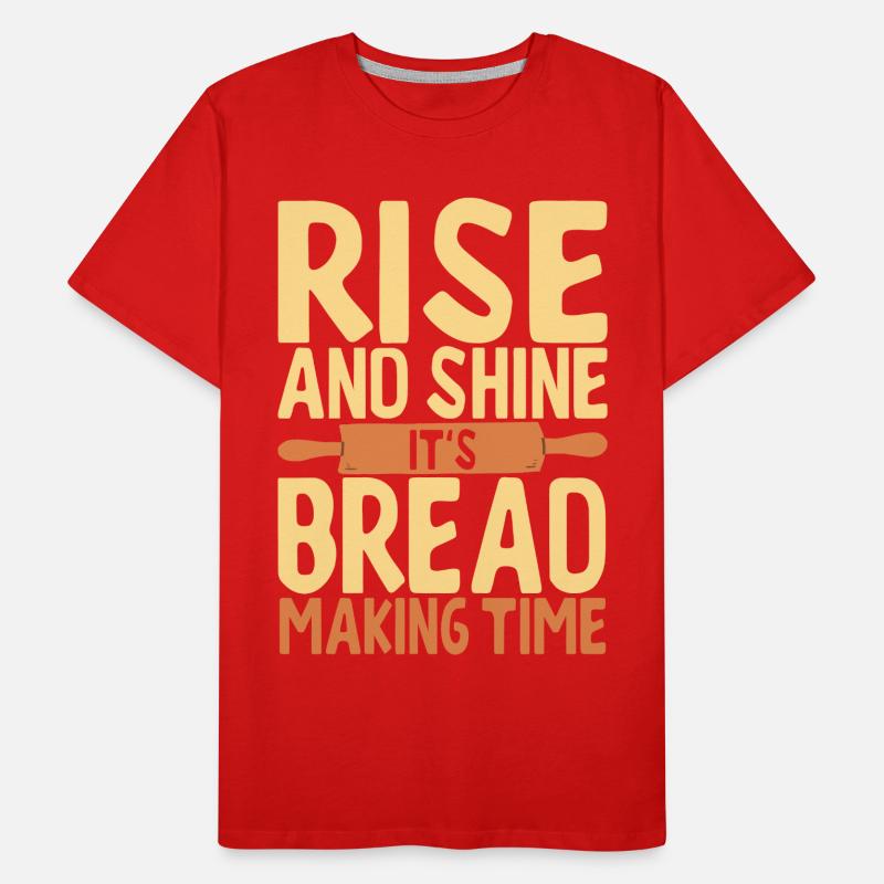 Baker Bakery Baking Men's Premium Organic T-Shirt